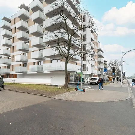 Pastel Blue Grunwald With Garden & Parking By Renters Apartment Poznan