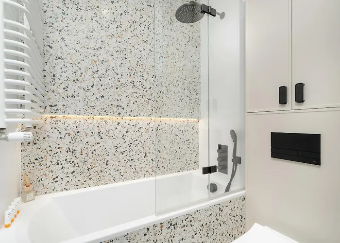 Pastel Blue Grunwald With Garden & Parking By Renters Poznań