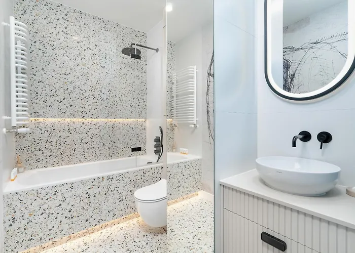 Pastel Blue Grunwald With Garden & Parking By Renters * Poznań